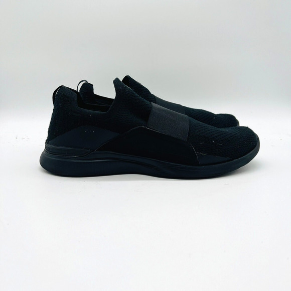 APL Shoes - APL TechLoom Bliss Womens 9 Black Running Shoes Slip On Lightweight Sneakers